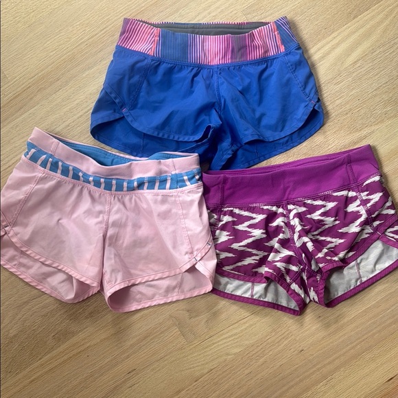 Ivivva Other - Ivivva Purple and White Patterned Athletic Shorts